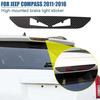 Carbon Fiber 3rd Brake Light Sticker Trim For Jeep Grand Cherokee Durango 11-20