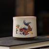 Beige Ru Kiln Goldfish Full Hall Teacup Master Cup Kung Fu Tea Set Personal Special Ceramic Tea Cup Hospitality Cup