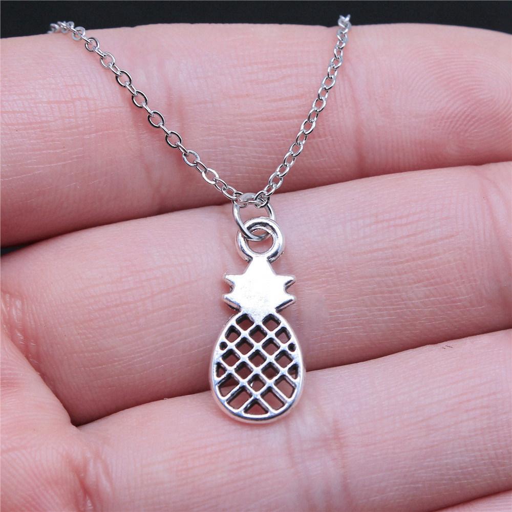 Tree of Life Plant Growth Pendant Antique Silver Metal Girls Choker Necklace Trendy Boho Gift