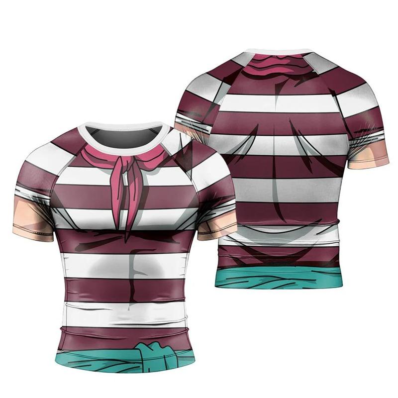 2026 New Trend Men's T Shirt Fashion Muscular Man Graphic 3D Print Cartoon Anime Cosplay T-shirt Tee Short Sleeve Children's Top