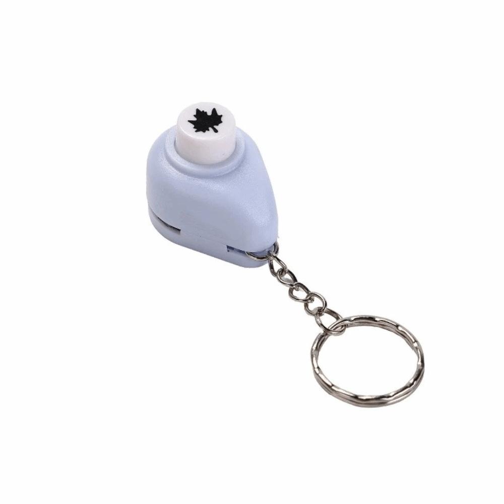 Mini Stamp Cutter with Keychain Embossing Machine DIY Tools Stamp Hole Puncher Card Making
