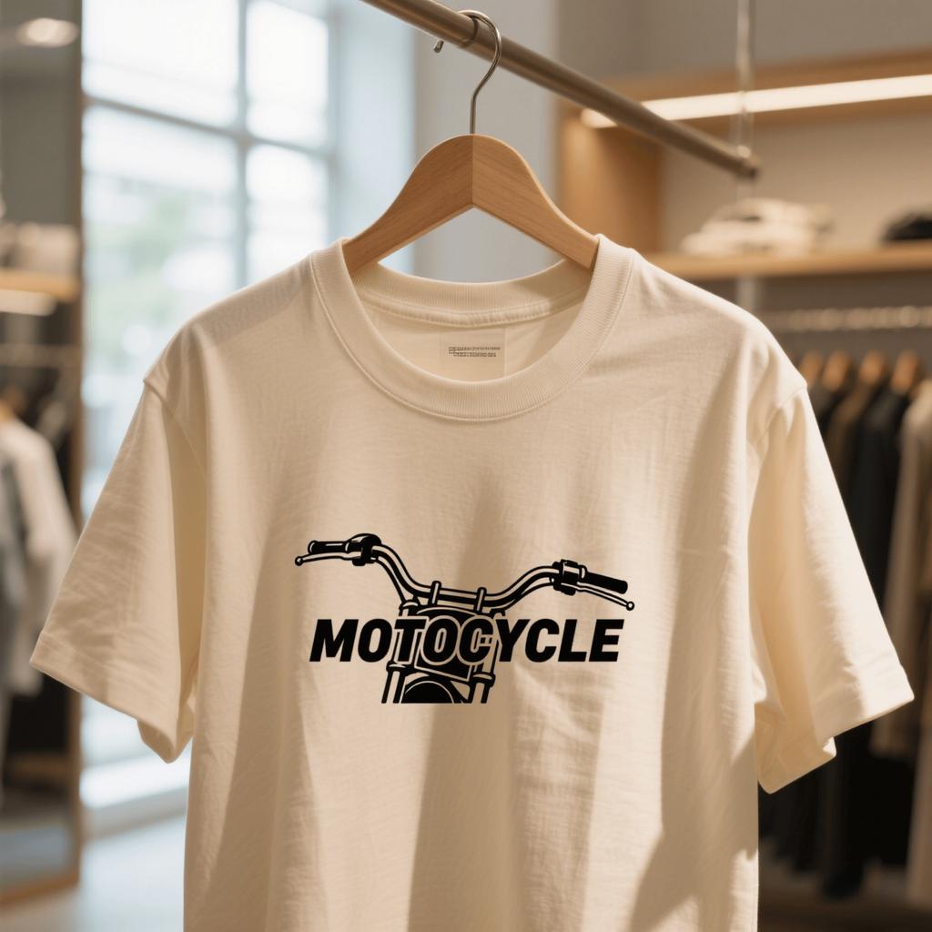 Léto Horký prodej Pánské bavlněné tričko Motocyklové prvky Moto Potisk kola Volné Absorbující pot Sportovní Cyklistický Potisk Tričko Top