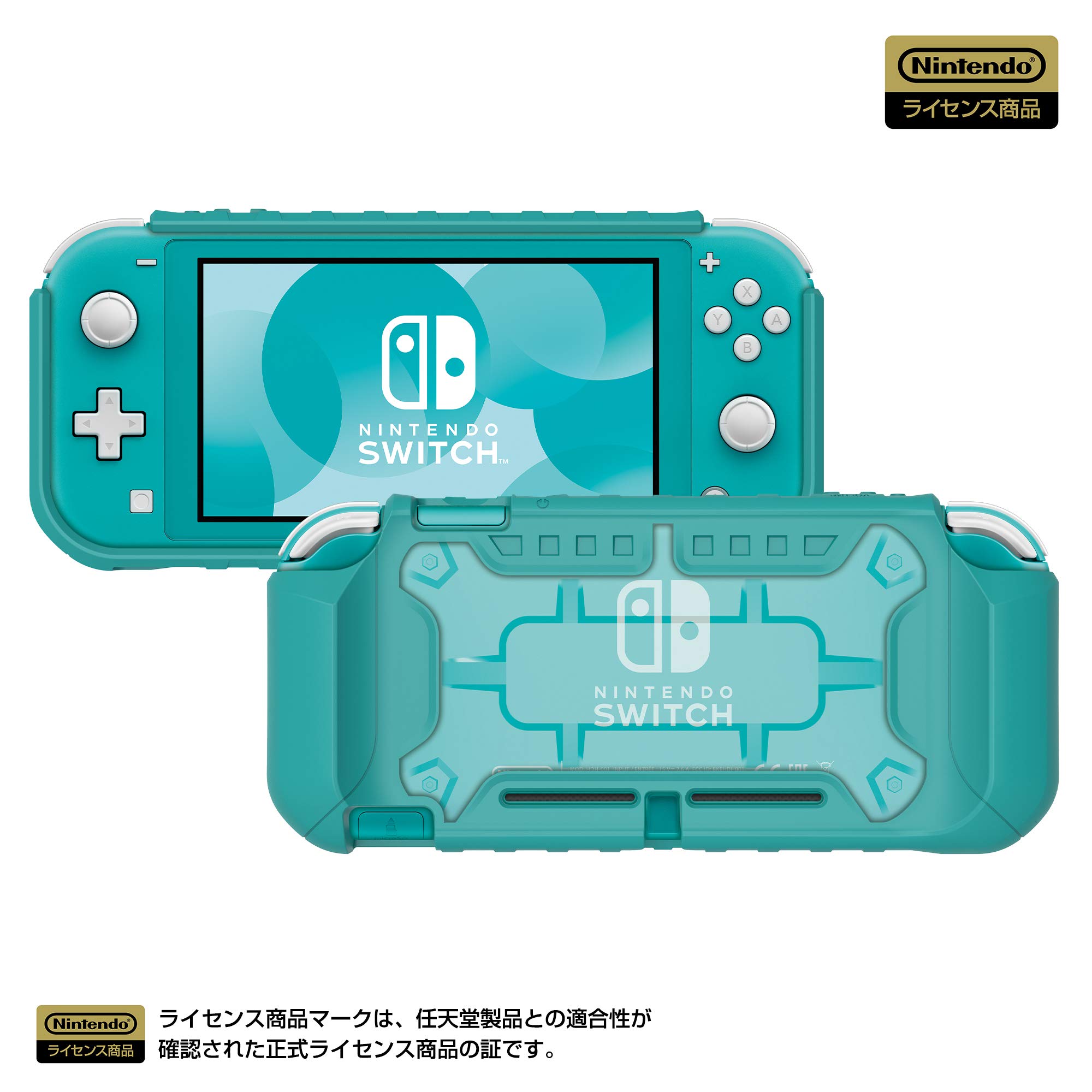 

Лицензированный жесткий протектор для Nintendo Switch Lite Clear x Turquoise с Nintendo Switch [Продукт Nintendo] [Совместимый с Lite]