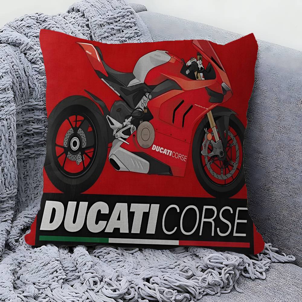 

D-DucatiS Motorcycle LOGO Printing Pillow Anime Pillow Sofa Bed Head Pillow Cover Cushion Cover 45x45 cm Fashion 30cmx30cm