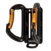 Sankyo Corporation DBLTACT Carabiner Tool Holder Double Small X Small Forged Aluminum Gunmetal <Curved Gate> High-Strength DT-AWS-G