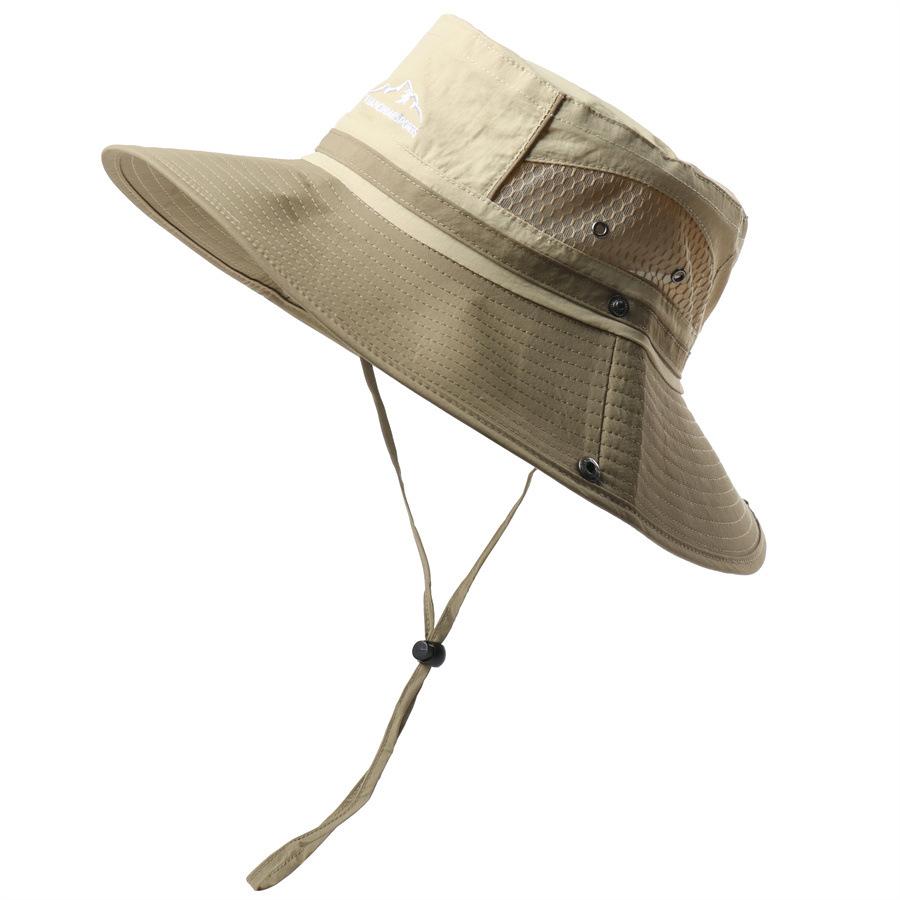 New men's and women's quick-drying bucket hat outdoor mountaineering hiking sun hat sun protection fishing hat foldable sun hat