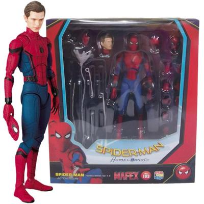 Marvel Spiderman Homecoming Akční figurka - PVC Model Spider-Mana, 5,9 palce, Sběratelský kousek v krabici pro děti a fanoušky