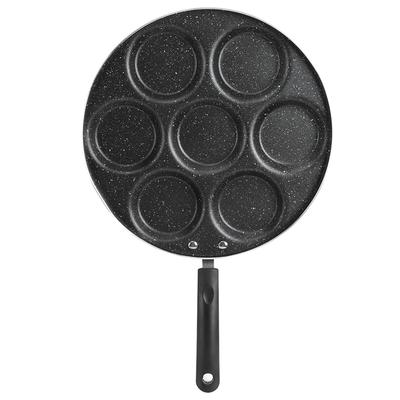7 Löcher Bratpfanne Non Stick Spiegeleier Kochpfanne Burger Schimmel Haushalt Küche Kochgeschirr