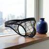 Simple Fashion Plaid Hollow Men's Mesh Thongs Transparent Ultra-thin Male Briefs Low Waist Breathable T Back Panties Male