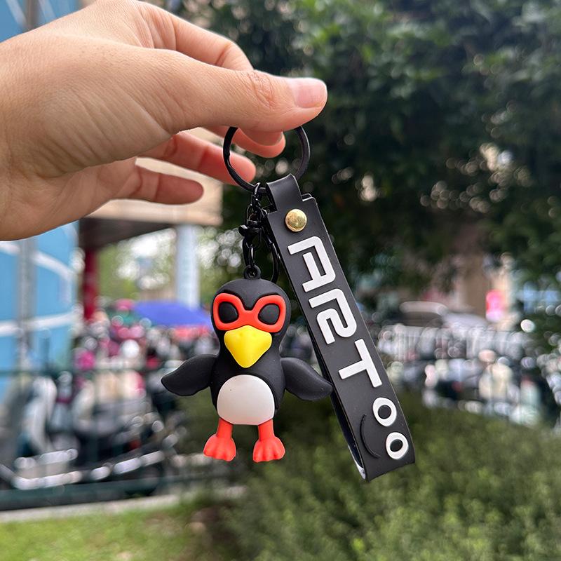 Italian Brainrot Anime Merchandise Keychains Toys Figure Model Dolls Hang The Bags Gifts Abstract Anime Action Figures Key Rings