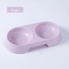 Cross-Border Double Cat Bowl: High-Legged Plastic Pet Bowl for Food & Water
