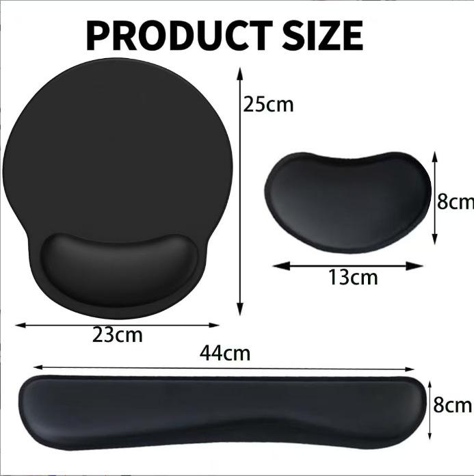 Rutschfestes Memory Foam-Tastatur-Handgelenkauflagepad