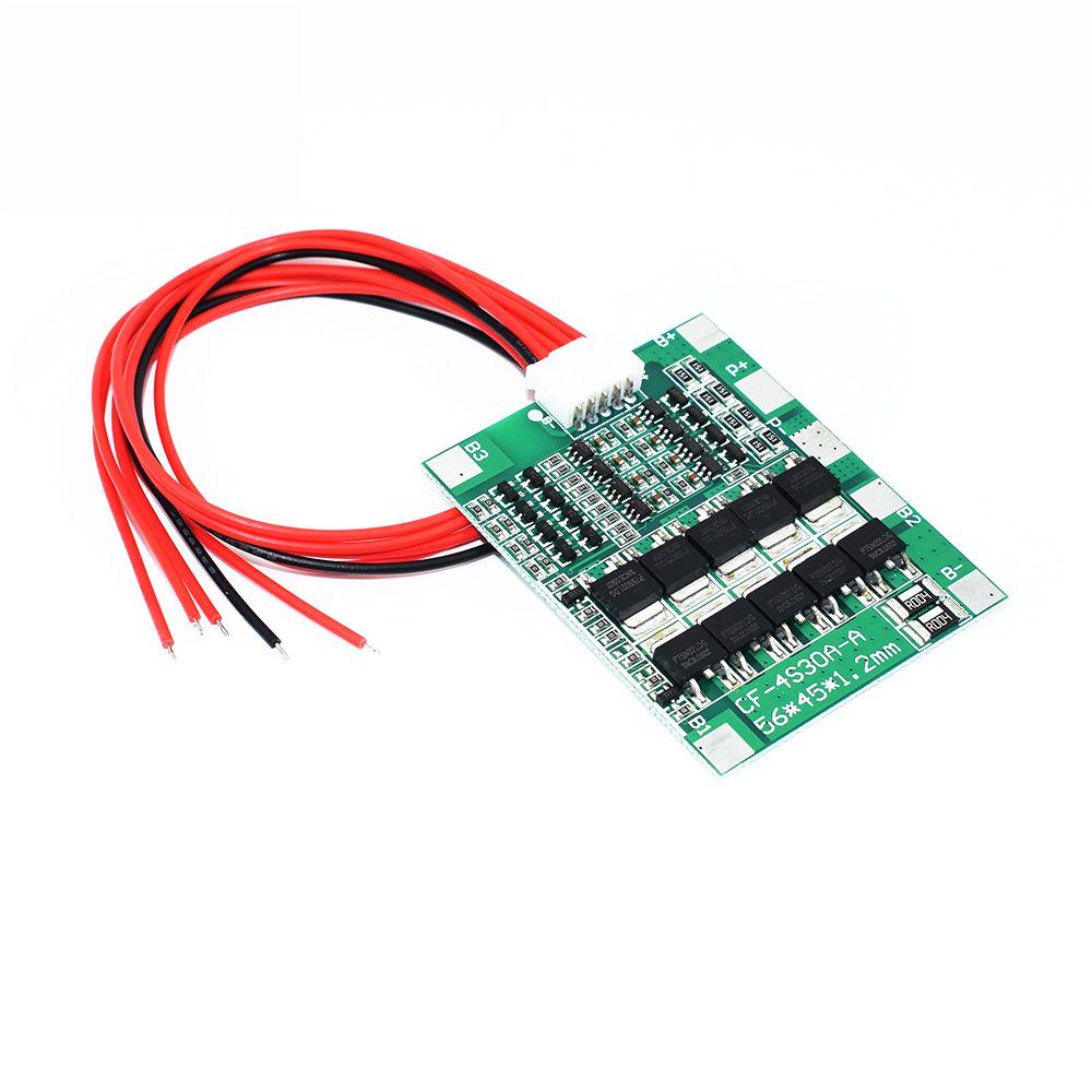 4 S 14.8 V 30 A BMS PCB Protection Board 18650 Li-ion batteria al litio SALDO Cella