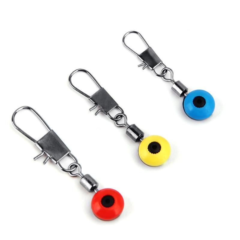 Fishing Tackle Set: Bean-Shaped Float, Connector, Safety Pin, and Figure-Eight Ring for Sea Rod