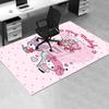 Office Rug My Melody, Sweet Treats Anti-Slip Rug, Machine Washable for Living Room, Bedroom, Office, Multiple Sizes, Bedroom Mat, Decorative Mat, Dura