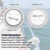 uxcell 4" Boat Hatch Round Inspection Deck Plate Marine Access Hatch with Removable Transparent