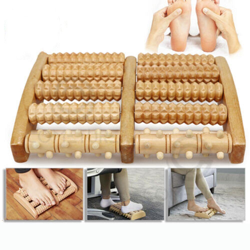 

Инструмент Relax Акупунктурные точки для ног Роликовый ролик для массажа ног Деревянный ролик для массажа ног 3D Ролик шиацу