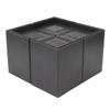 4PCS Sofa Risers Square 4in Porose Bed Lifts Furniture Risers for Fixing Small Pointy Feet Black