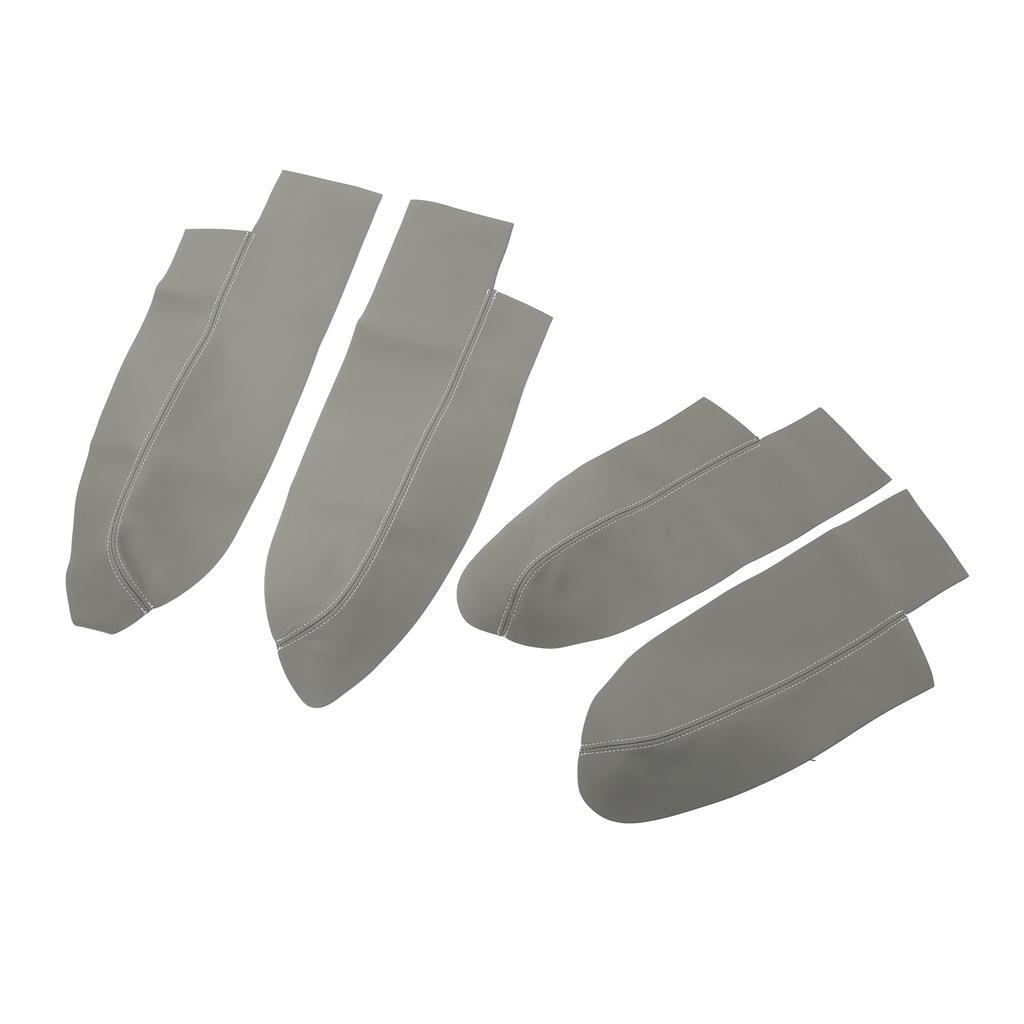 4PcsSet Car Front Rear Door Panel Armrest Cover Microfiber Leather Replacement for CRV