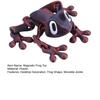 Magnetic 3D Printed Frog Toy Movable Joints Frog Fridge Magnet Articulated Animal Figurine Home Office Computer Monitor Decoration