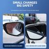 2025 Hot 2Pcs Car Rearview Mirror Rain Eyebrow Carbon Fiber For Volkswagen Tiguan Bora POLO PASSAT CC Touran GOLF Jetta Arteon T