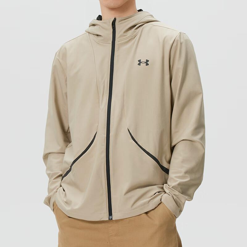 Under Armour Windproof Fashion Woven Hooded Jacket Men Jackets 6014621-299