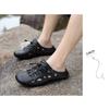 Men's Cave Shoes Casual Outdoor Baotou Sandals Two Wear Breathable Beach Sandals