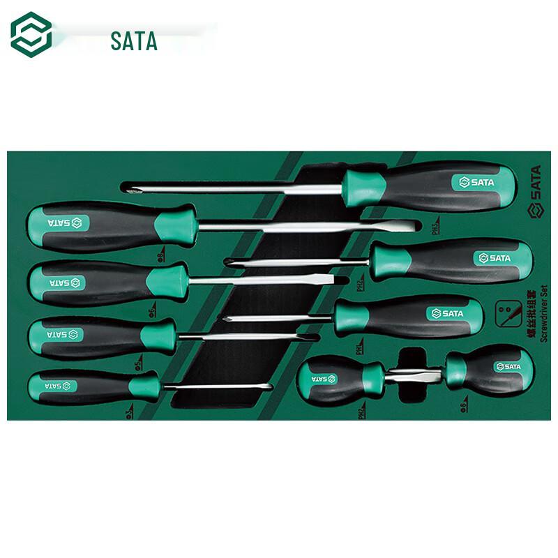SATA 09913A 9-Piece Screwdriver Set