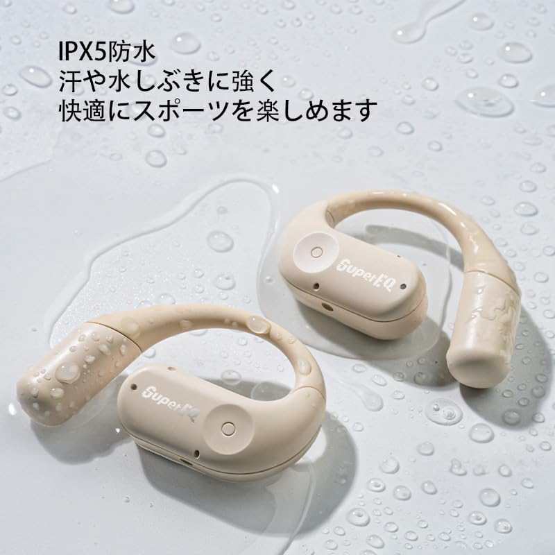 Bluetooth Wireless Up to 30 Hours of Continuous Innovative Bone Air Noise Low Deep Sound Leakage Sweat and Splash 801 5.3 Earbuds, Open-Ear, Playback,
