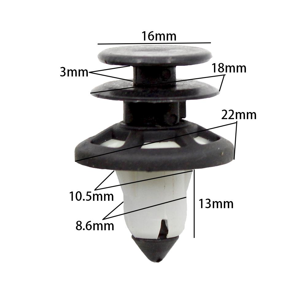 30pcs Car Interior Door Panel Push Card Clip 6509673AA For  Chrysler Jeep 30PCS
