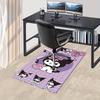 1pc Sanrio Kuromi Mermaid Printed Office Carpet Rectangle Rug Under The Table,Perfect Room Decor for Living Room, Bedroom, Kitchen, Non-slip Floor Mat