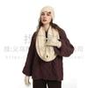 Hat Winter Women's Wool Hat Scarf Gloves Plus Socks Four-piece Set
