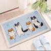 Cute Cartoon Animal Shaped Bath Mat Super Absorbent Soft Imitation Cashmere Non Slip Backing For Bathroom Kids Bedroom