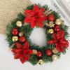 30cm/40cm Red PVC Christmas Wreath - Popular Holiday Decoration