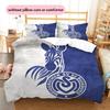MSV Duisburg Pattern Bedding Home Decoration Birthday Gift (1 * Duvet Cover + 2 * Pillowcase, Without Core)