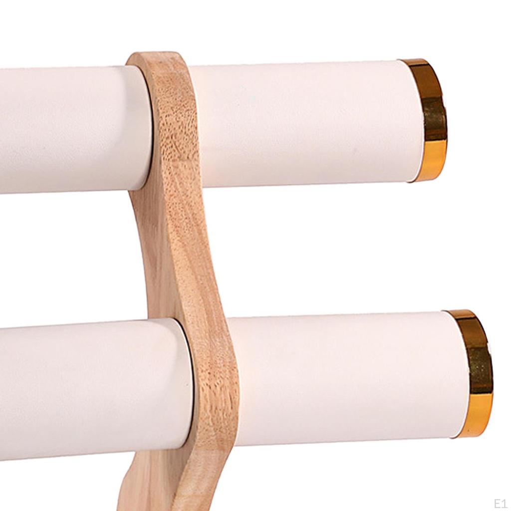 Suport brățară Organizator de depozitare pentru brățare Suport de afișare de sine stătător cu 2 niveluri Ceas pentru