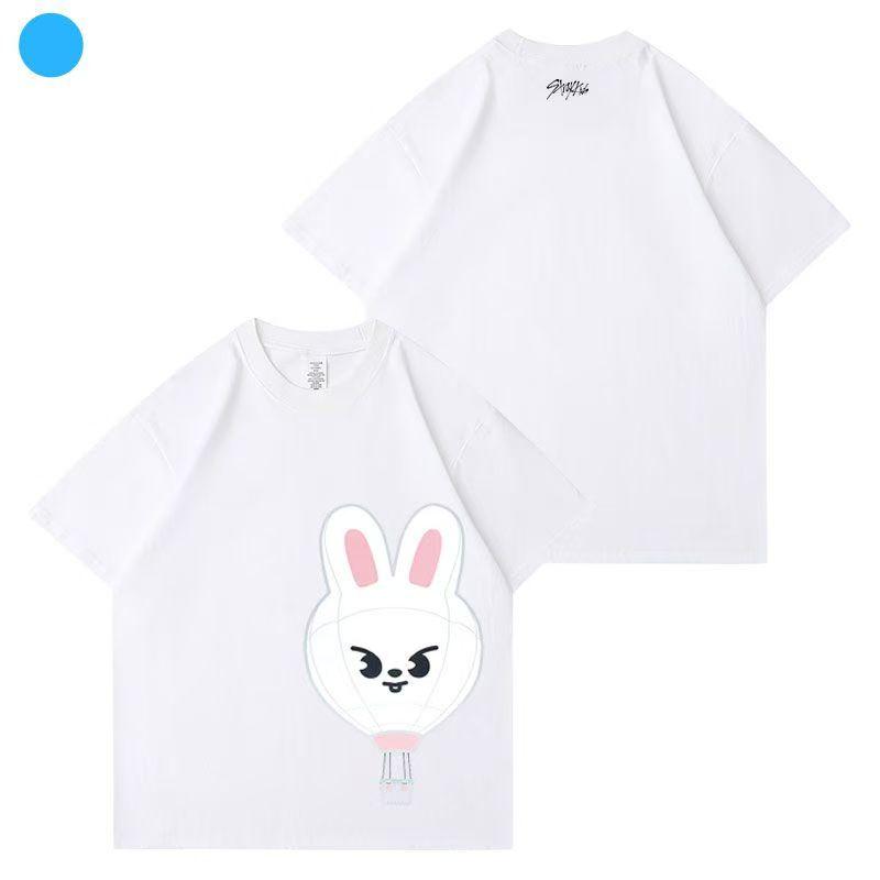 

Straykids 5SATR концерт skzoo FashionE KARMA футболка Kop star SK L білий