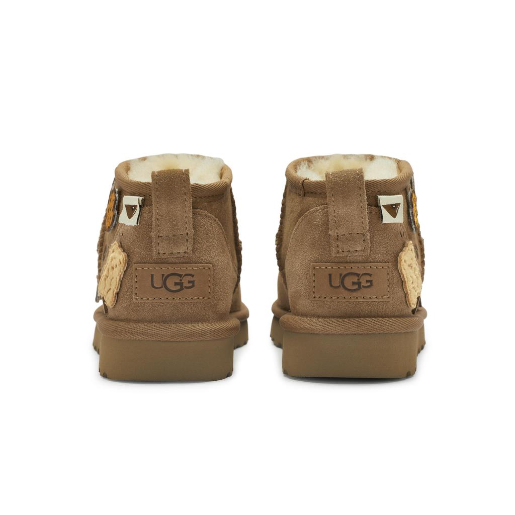 UGG CLASSIC ULTRA MINI Ankle Length Snow Boots Women's Chestnut Brown 1116109-CHE(Team80-)