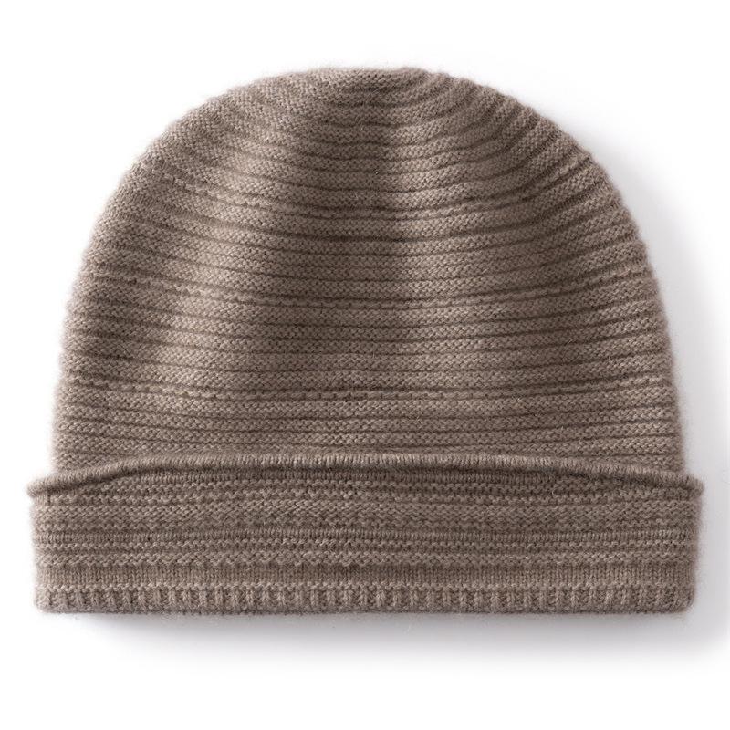 New cashmere hat knitted versatile men's and women's headgear hat cold-proof warm hat outdoor cycling hat cold hat wool hat