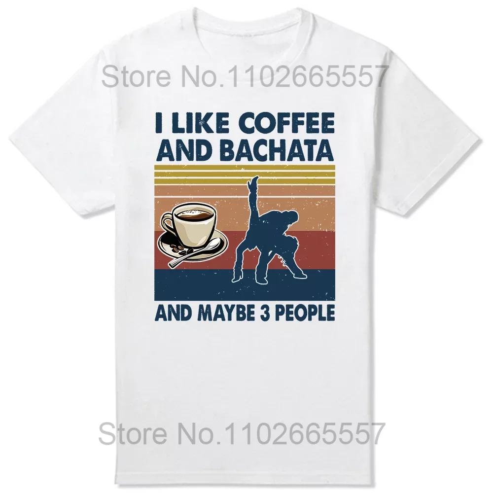 Funny I Love Bachata Dance Retro Vintage Tee Tops Round Neck ShortSleeve Fashion Tshirt Clothing Casual Basic Tshirts