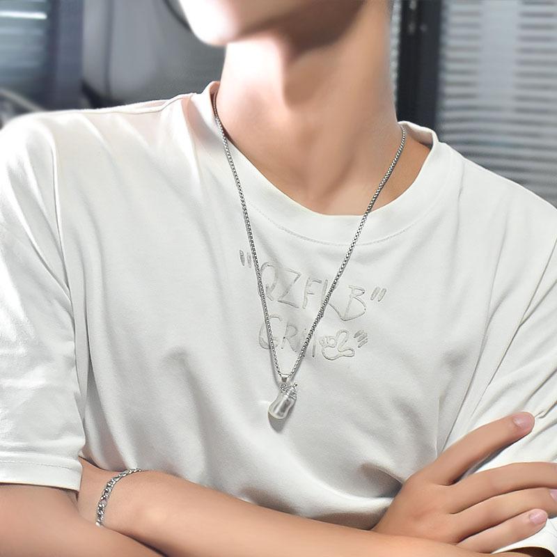 Bottle Necklace Personalized Hip Hop Men'S And Women'S Trend Long Sweater Chain Accessories Unique Pendant