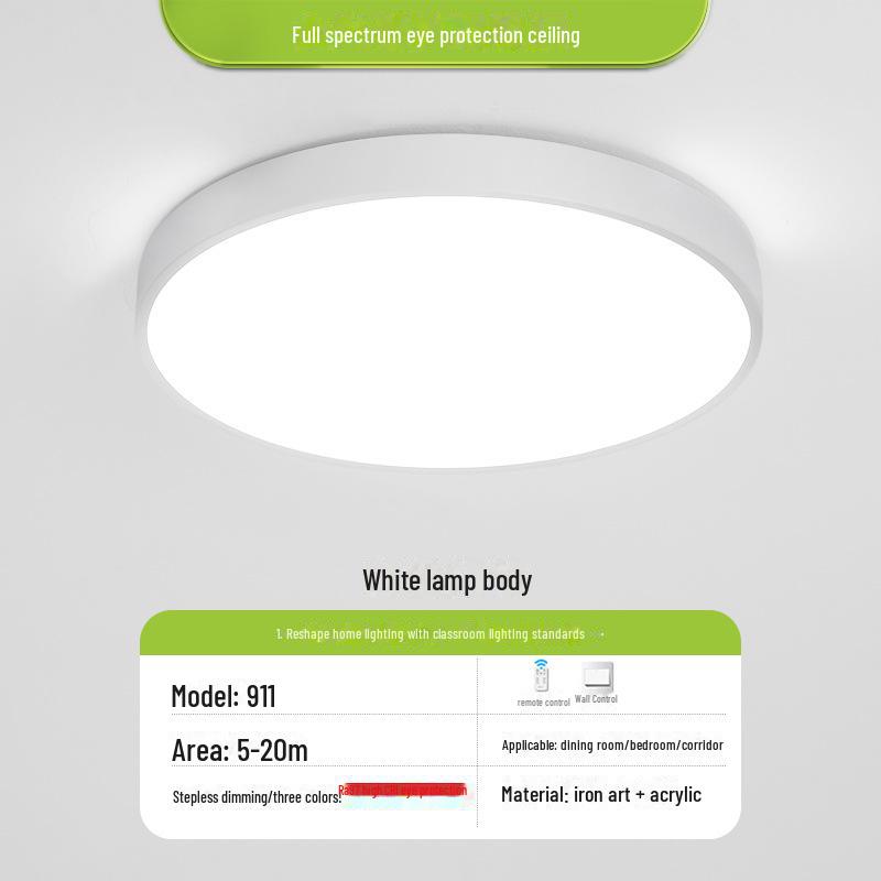 Modern LED Ceiling Lamp: Round Design for Bedroom, Balcony, or Entrance