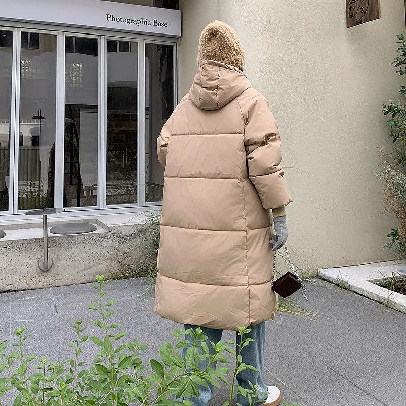 Thickened down cotton-padded clothes, women's loose long over-the-knee winter jackets, cotton-padded jackets, new models are popular this year