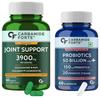 Carbamide Forte Glucosamine & Chondroitin MSM - 3900mg Per Serving – 90 Tablets & Carbamide Forte Probiotics Supplement 50 Billion for Women & Me