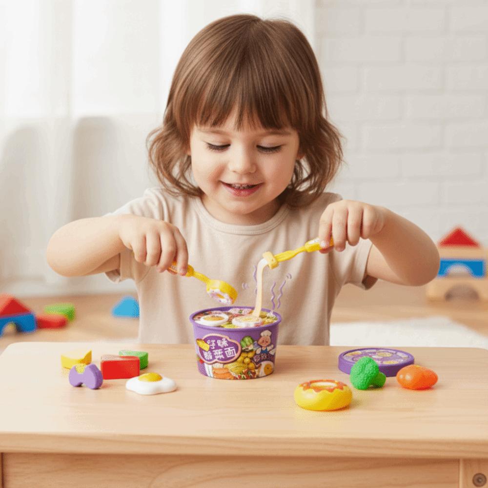 Simulated Ramen Feeding Toy Early Education Play House Toys Food Feeding Toys Children's Toy
