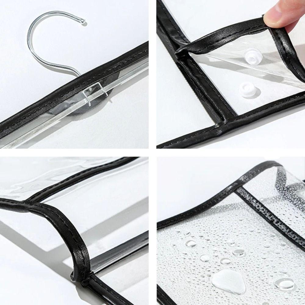 PVC Wall Hanging Bag Waterproof Shower Accessories High Quality Toiletries Organizer  for Bathroom