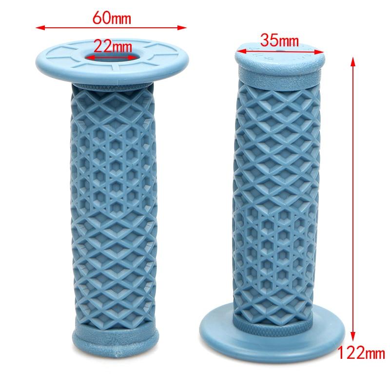 1 Pair Universal 22MM Classic Vintage Motorbike Grips Cover forHarley forYamaha Vintage Scooter Motorbike Handle Rubber Sleeve Kit
