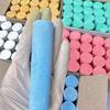 20 Pcs Thick White Marine Chalks: Large, Colored, with Steel & Wood Pipe - Free Shipping