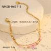GEMCHIC Women's Colorful Flower Beaded Bracelet Fashion Simple Luxury Jewelry