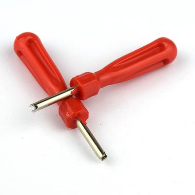 1-4pcs Car Bicycle Slotted Handle Tire Valve Stem Core Remover Screwdriver Tire Repair Install Tool Car-styling Accessories